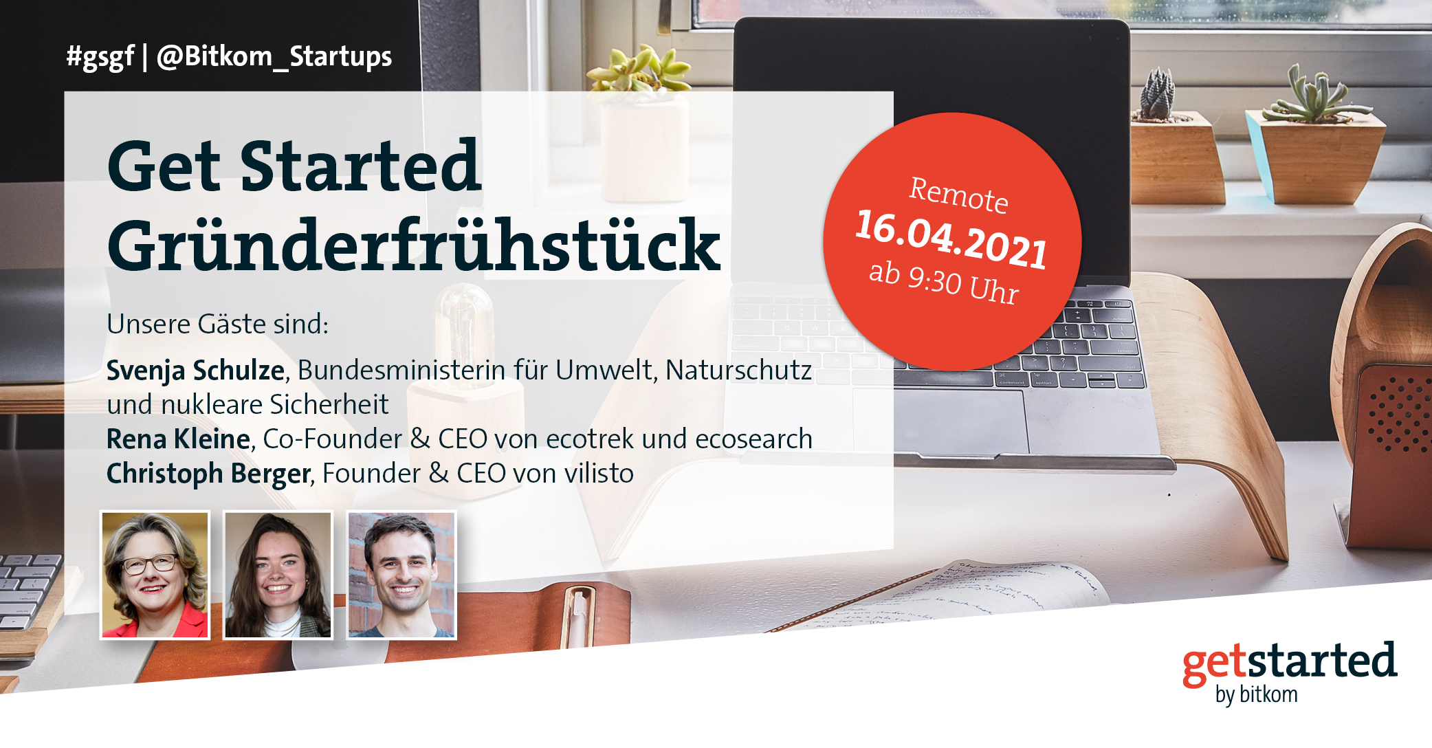 Get Started Gründerfrühstück mit Svenja Schulze