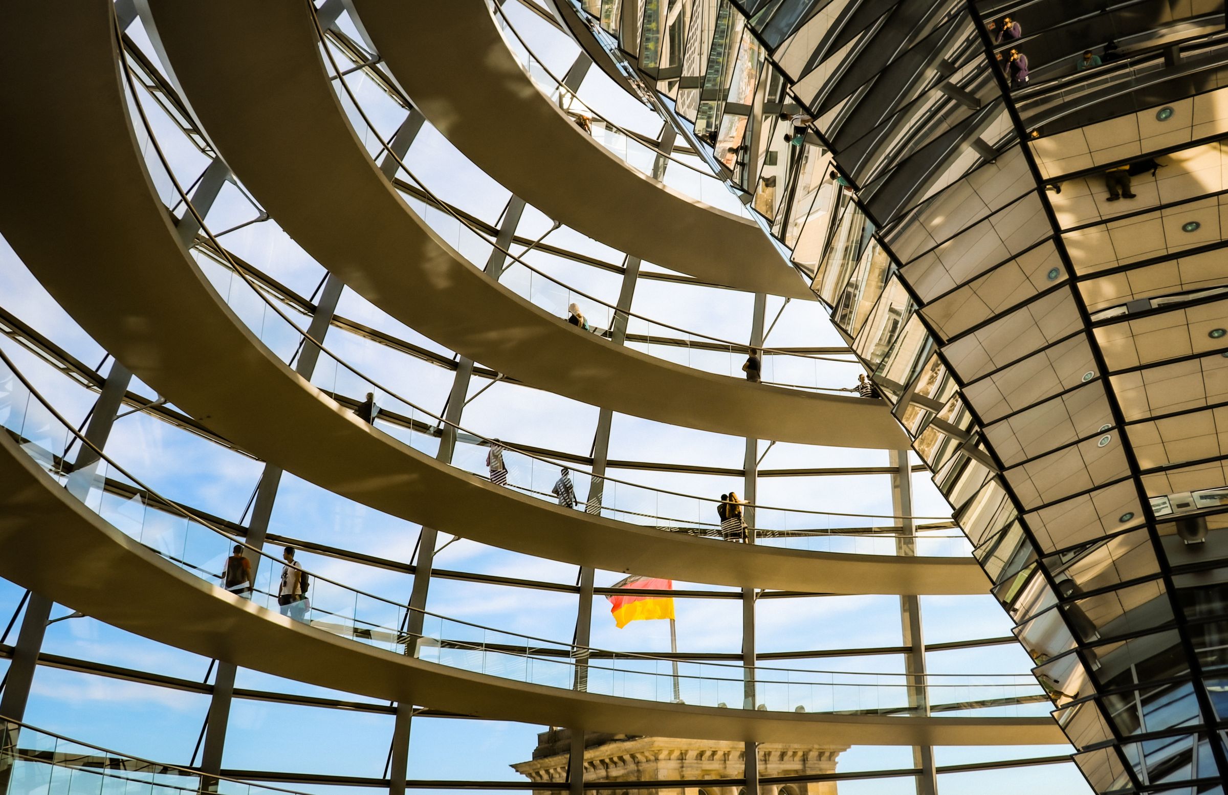 Bundestagskuppel von innen