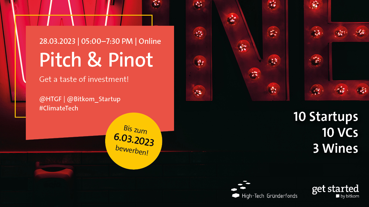 Pitch & Pinot #ClimateTech am 28.02.2023