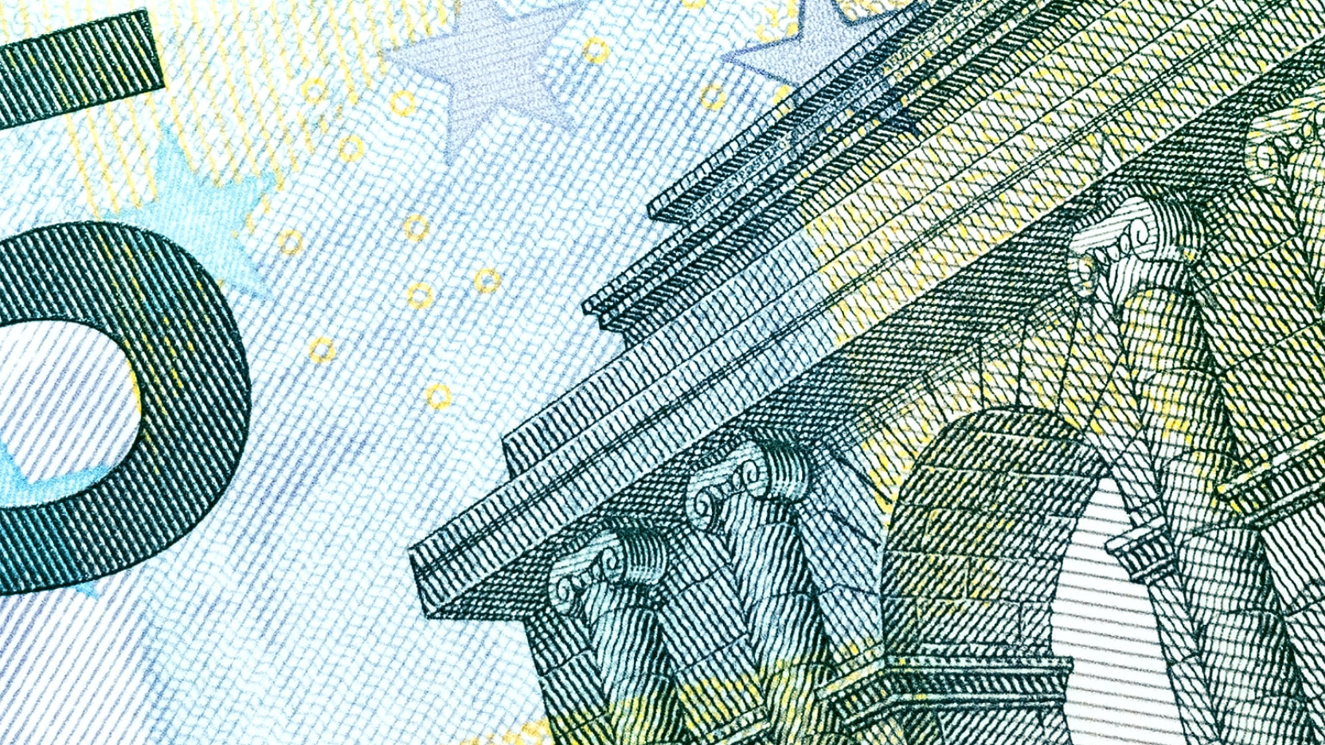 Nahaufnahme eines Euroscheins