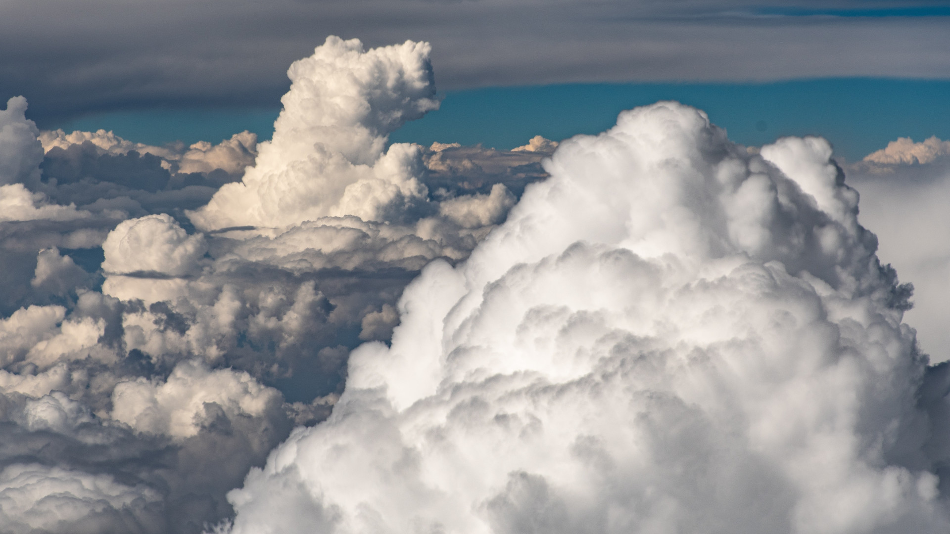 Wolken von oben