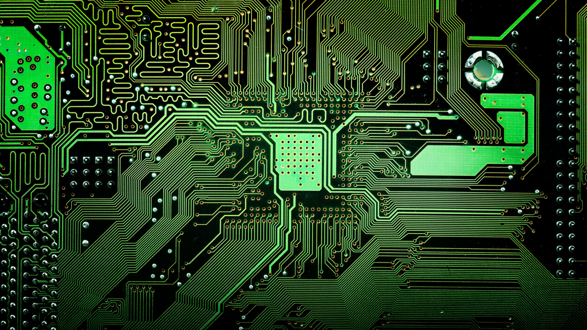 Halbleiter in grün schwarz