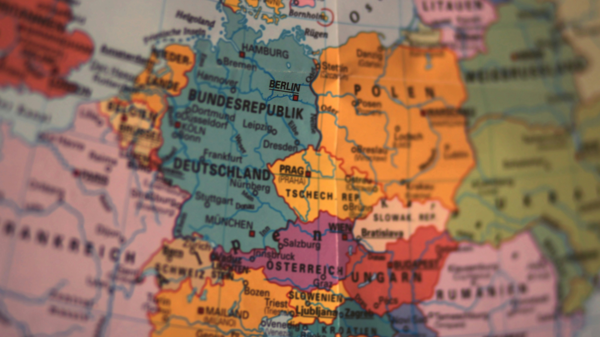 Landkarte - Gründen - Deutschland - Ostdeutschland