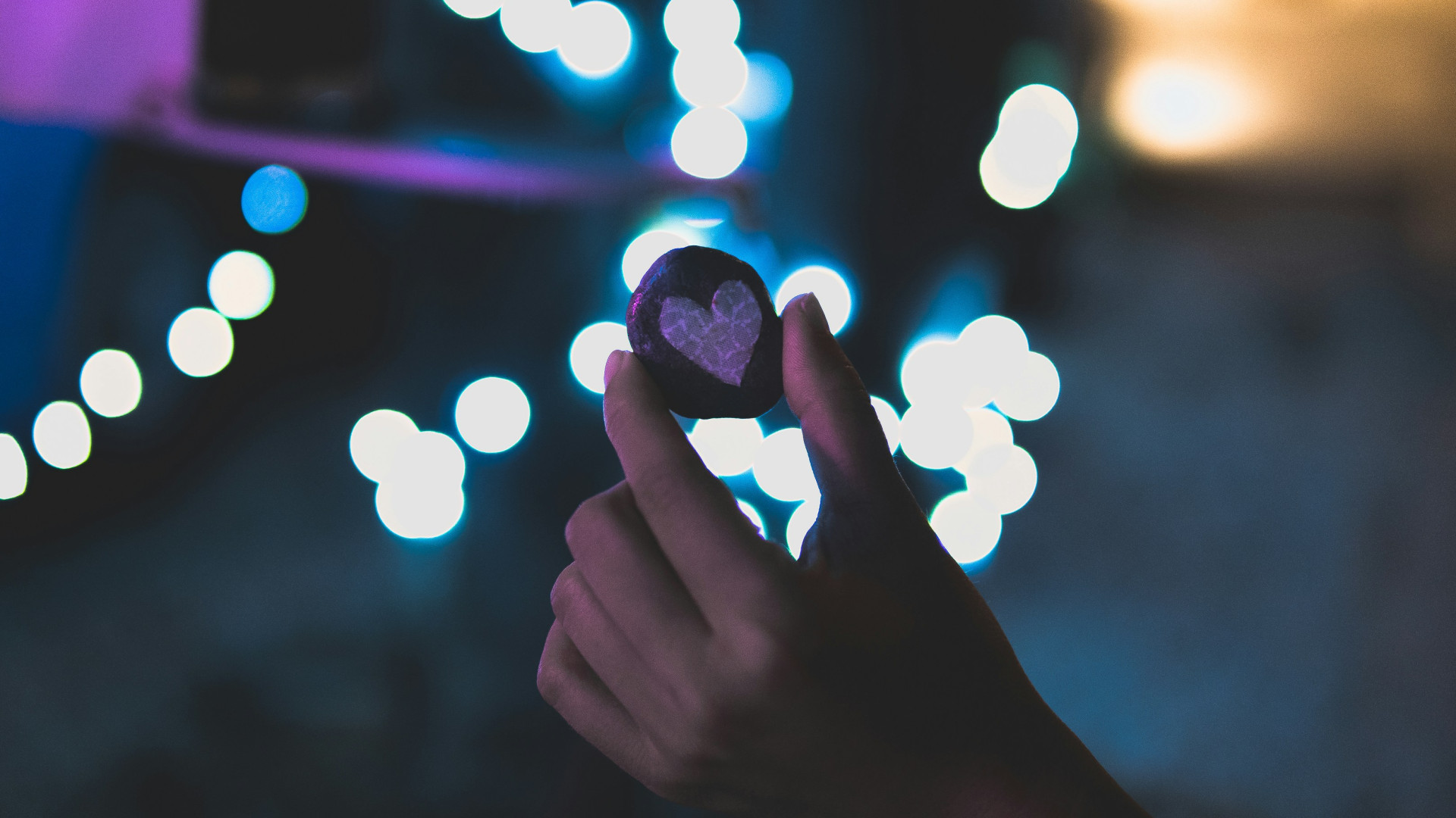 Ein Keks mit einem Herz drauf