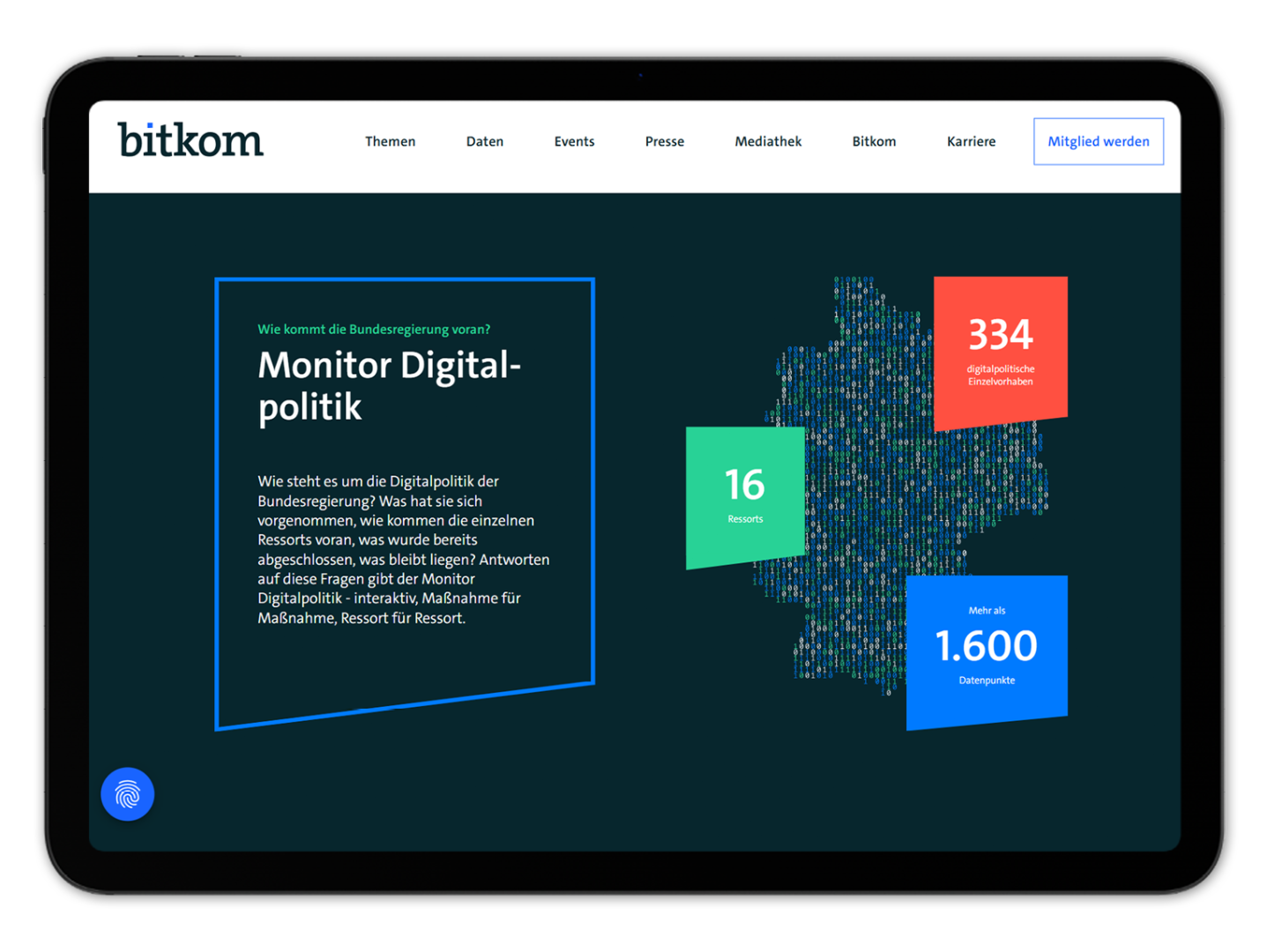 Bitkom Story: Launch Monitor Digitalpolitik