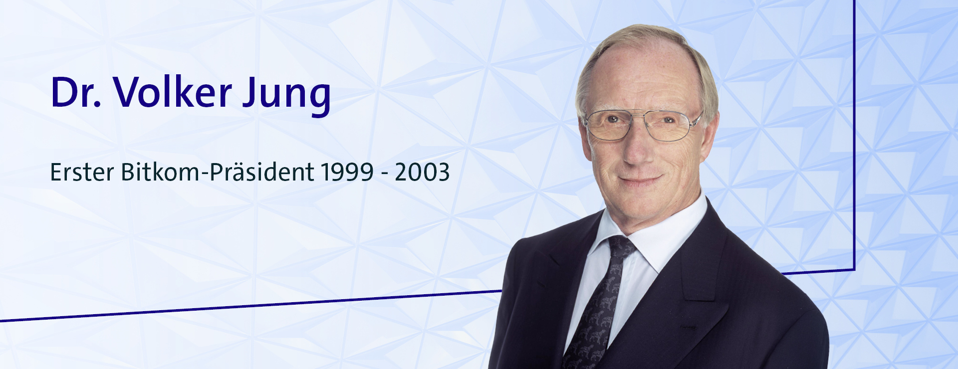 Dr. Volker Jung – Erster Bitkom-Präsident