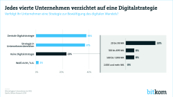 Pressegrafik: Jedes vierte Unternehmen verzichtet auf eine Digitalstrategie