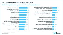 Print-Grafik: "Was Startups für ihre Mitarbeiter tun"