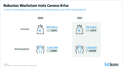 Print-Grafik: "Robustes Wachstum trotz Corona-Krise"