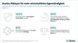 Print-Grafik: "Starkes Plädoyer für mehr wirtschaftliche Eigenständigkeit"