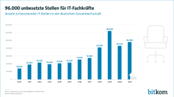 96.000 unbesetzte Stellen für IT-Fachkräfte