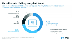 Die beliebtesten Zahlungswege im Internet