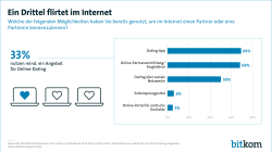 Ein Drittel flirtet im Internet