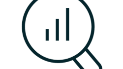 Balkendiagram in Lupe