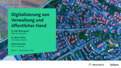 Teaser - Präsentation Digitalisierung Verwaltung 2023