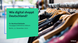 Teaser Wie digital shoppt Deutschland?