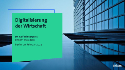 Teaser Präsentation Digitalisierung der Wirtschaft