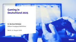 Gaming in Deutschland 2025