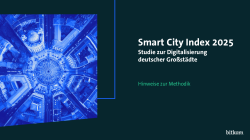 Bitkom Smart City Index 2025 - Methodenübersicht