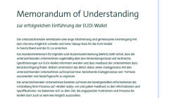 Teaserbild für das Memorandum of Understanding, Abbildung des Dokuments