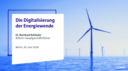 Teaser der Präsentation Energy 2026