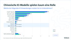 Chinesische KI-Modelle spielen kaum eine Rolle