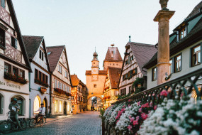 Foto Fachwerkhäuser in Bayern