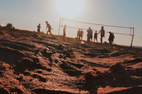 Volleyball am Strand