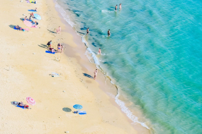 Strand ohne Palmen