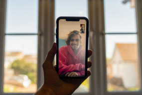 Videocall von zu Hause aus