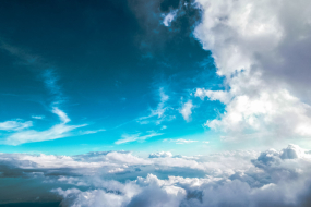 Bild über den Wolken