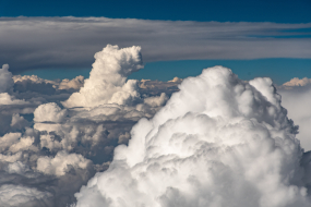 Wolken von oben