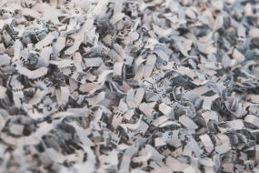 geshreddertes Papier, Symbolbild für Datenschutz