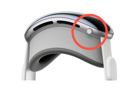 Crown-Knopf Apple Vision Pro