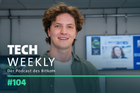 Bitkom-Podcast Tech Weekly, Folge 104 zum Thema IT-Fachkräftemangel und Handynutzung bei Kindern