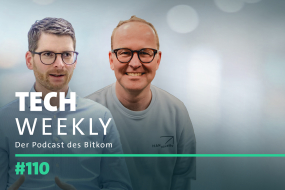 Bitkom-Podcast Tech Weekly, Folge 110, zum Wirtschaftsschutzbericht und Smart City Index