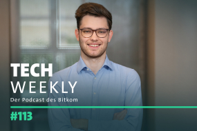 Bitkom-Podcast Tech Weekly, Folge 113 zum Thema Künstliche Intelligenz