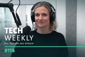 Bitkom-Podcast Tech Weekly, Folge 114 zur Halbleiter-Versorgung in Deutschland und zum Bitkom-Dataverse