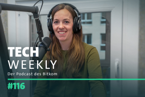 Bitkom-Podcast Tech Weekly, Folge 116 zu weiblichen Vorbildern in IT- und Digitalberufen