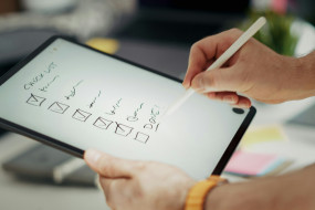 Tablet mit ToDos
