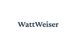 WattWeiser in serifenloser Schrift auf hellem Hintergrund, dunkle Schriftfarbe.