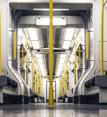 Themenbild Mobility U-Bahn-Innenraum