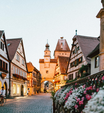 Foto Fachwerkhäuser in Bayern