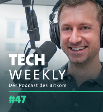 Tech Weekly #47 zum Thema Smart City Stufenplan und Startup Factories mit Michael Pfefferle, der Smart City Experte des Bitkom, auf dem Cover