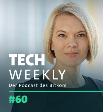 Cover der 60. Folge von Tech Weekly zum Thema Smart City Index und München als erstplatzierte Stadt mit Dr. Laura Dornheim, Chief Digital Officer Münchner Stadtverwaltung
