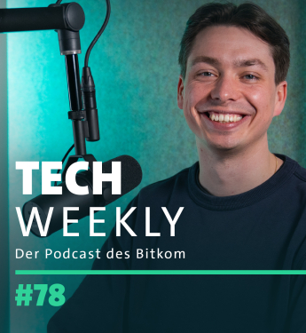 Tech Weekly #78 zum Thema Startups und Hyperpersonalisierung im Marketing mit Daniel Breitinger, Startup-Experte des Bitkom, auf dem Cover