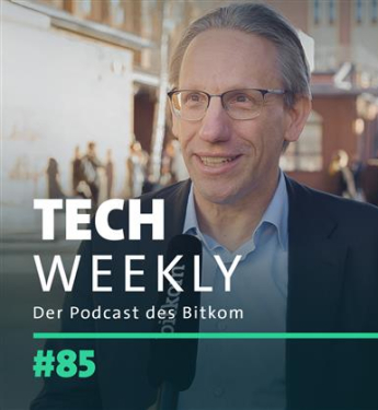 Tech Weekly #85 zum Thema Digitalisierung der Wirtschaft mit Bundesfinanzminister Dr. Jörg Kukies auf dem Cover