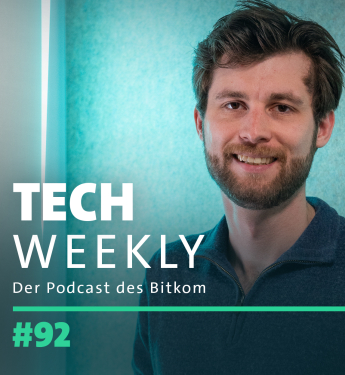 Titelbild des Podcast Tech Weekly Folge 92 zum Thema digitale Verteidigung