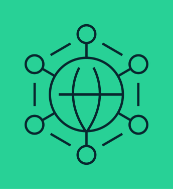 Icon Datennutzung - Datenaustausch
