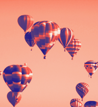 Luftballons - Himmel - Ballons - Heißluftballon